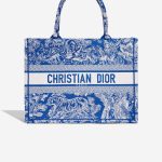 Dior BookTote Large Blue-White Front  | Sell your designer bag on Saclab.com