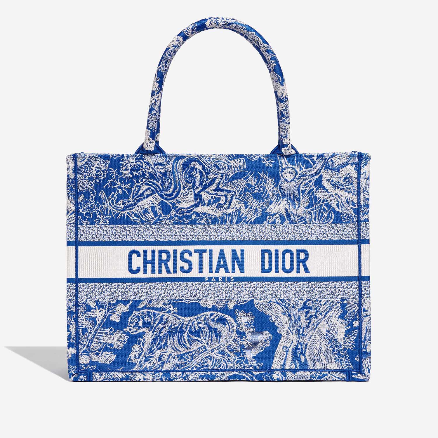 Dior BookTote Large Blau-Weiß 2SF S | Verkaufen Sie Ihre Designer-Tasche auf Saclab.com