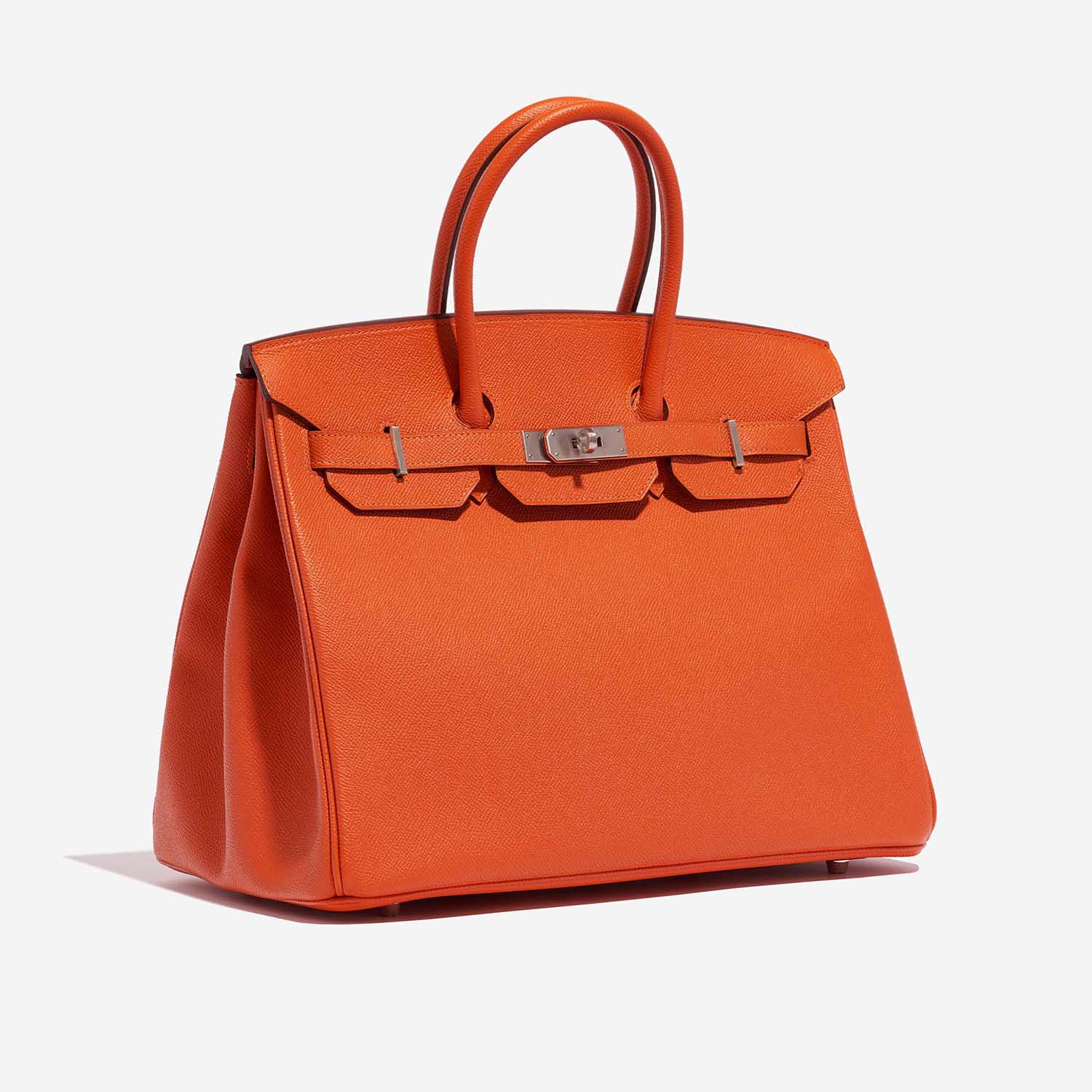 Hermès Birkin 35 Feu Side Front | Vendez votre sac de créateur sur Saclab.com