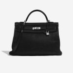 Hermès Kelly 40 Black Front | Vendez votre sac de créateur sur Saclab.com