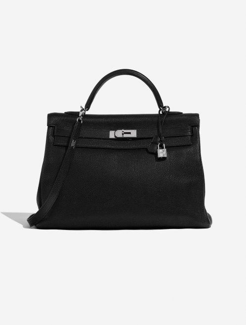 Hermès Kelly 40 Black Front | Vendez votre sac de créateur sur Saclab.com