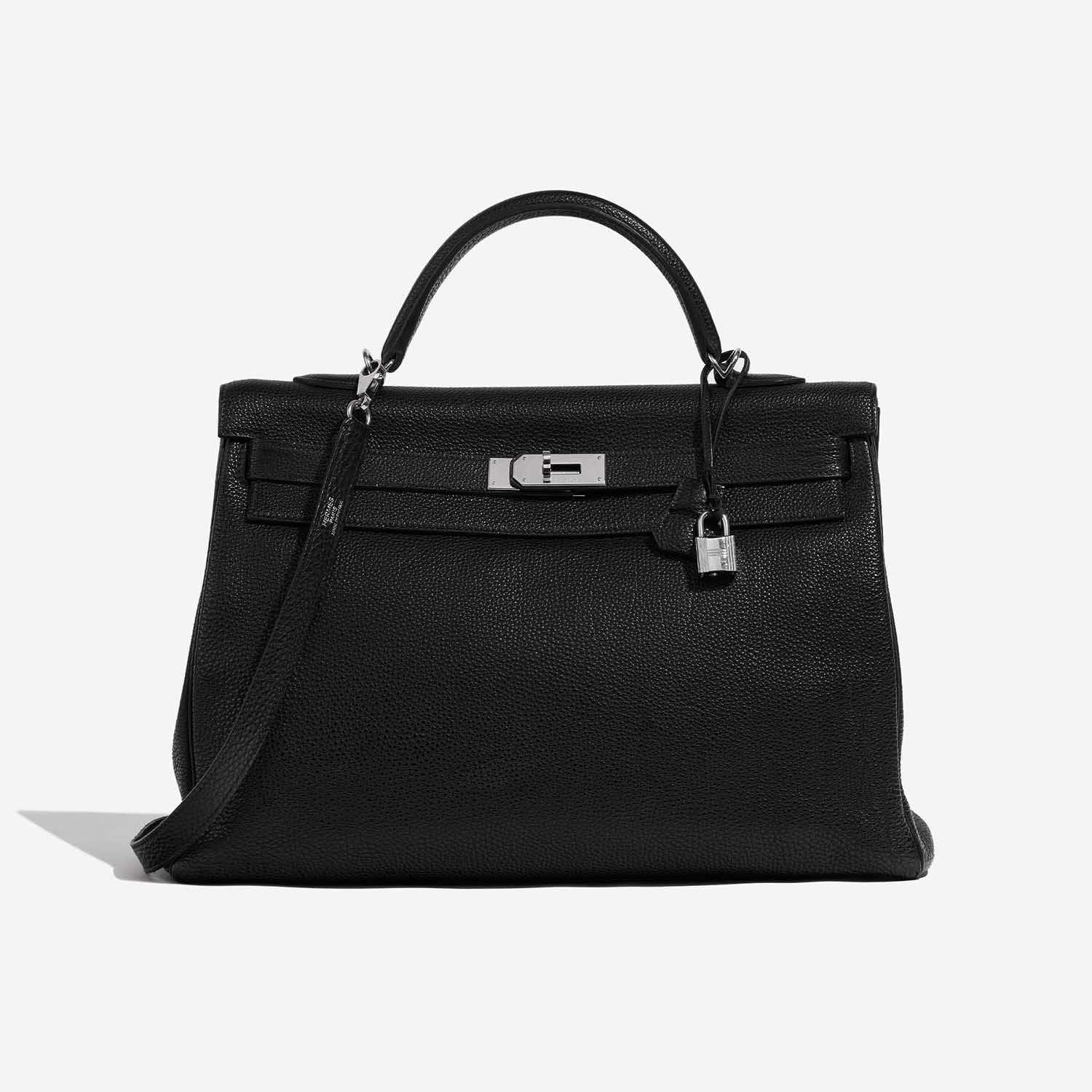 Hermès Kelly 40 Black Front | Verkaufen Sie Ihre Designer-Tasche auf Saclab.com