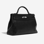 Hermès Kelly 40 Black Side Front  | Sell your designer bag on Saclab.com