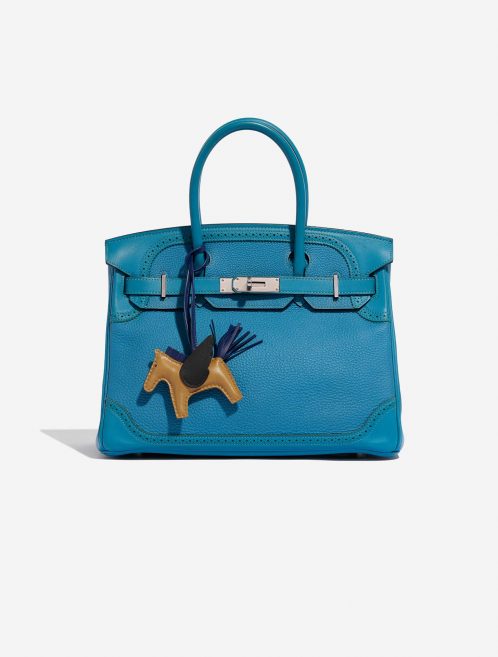 Hermès RodeoPegasus PM Sesame-BlueSaphir Système de fermeture | Vendez votre sac de créateur sur Saclab.com