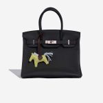 Hermès RodeoPM OneSize JauneBourgeon-BlueBrume-Chocolat Closing System  | Sell your designer bag on Saclab.com