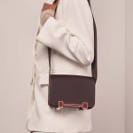 Hermès Geta OneSize Rouge-Cuivre 1M | Sell your designer bag on Saclab.com