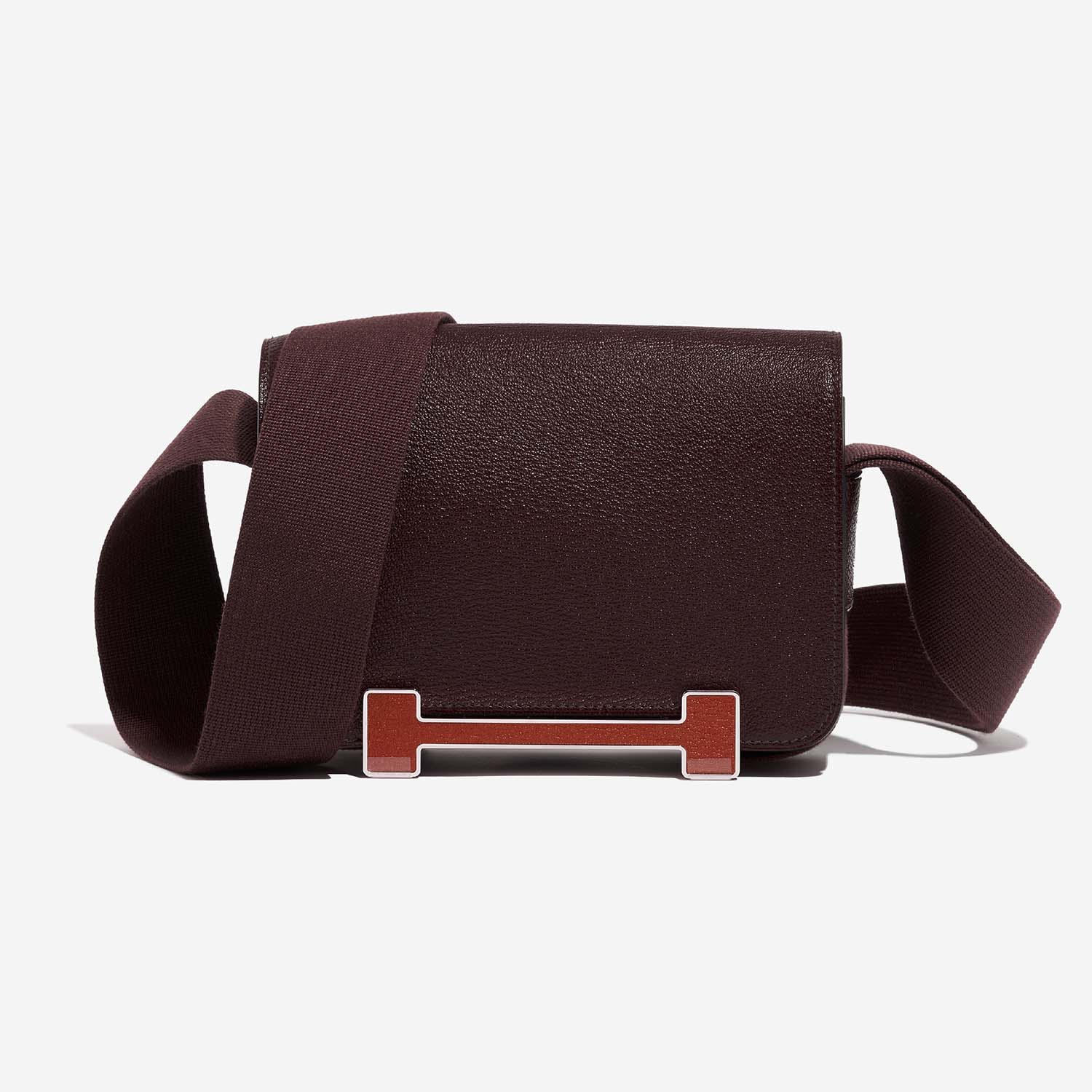 Hermès Geta OneSize Rouge-Cuivre 2F S | Vendre votre sac de créateur sur Saclab.com