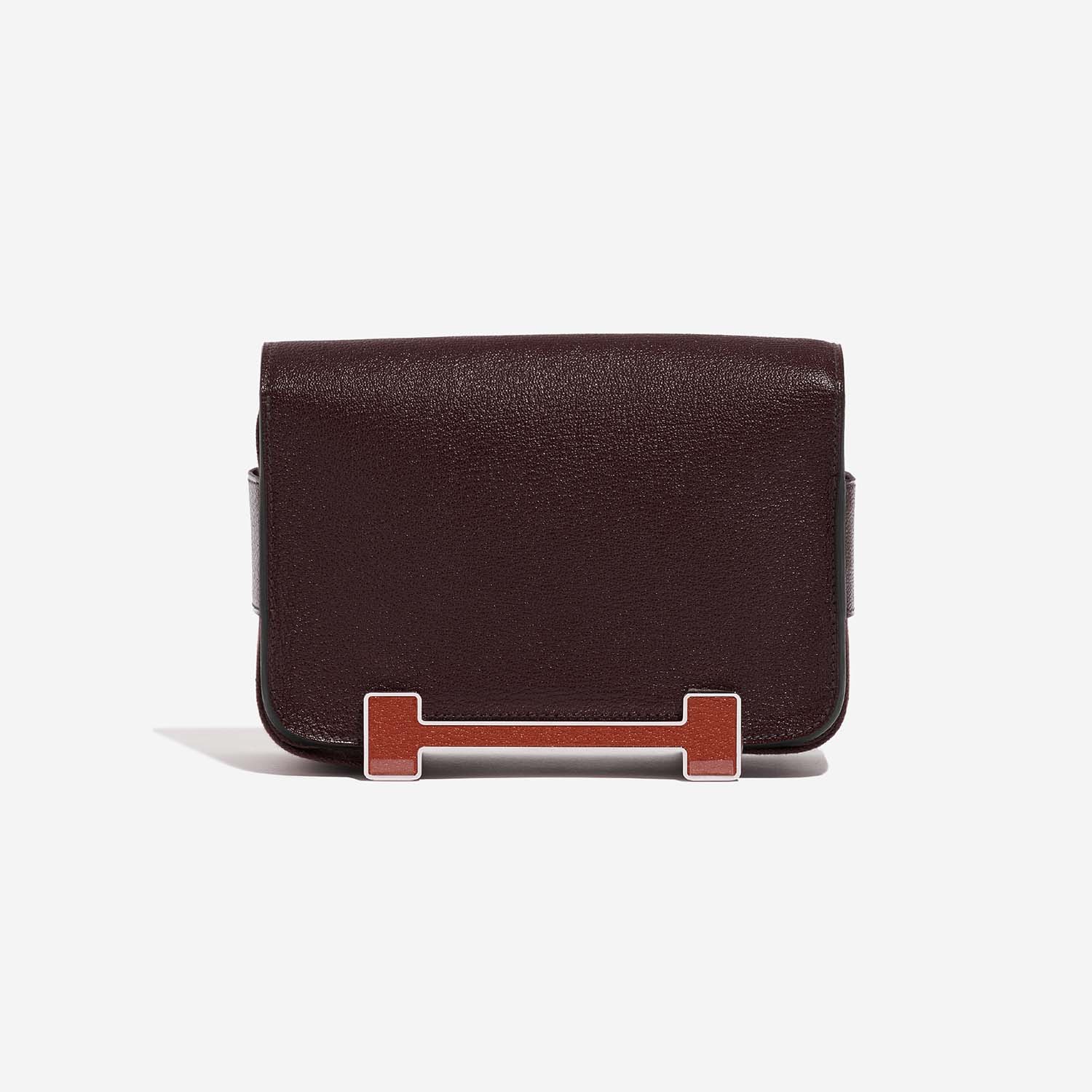 Hermès Geta Chèvre Mysore Rouge / Cuivre | SACLÀB