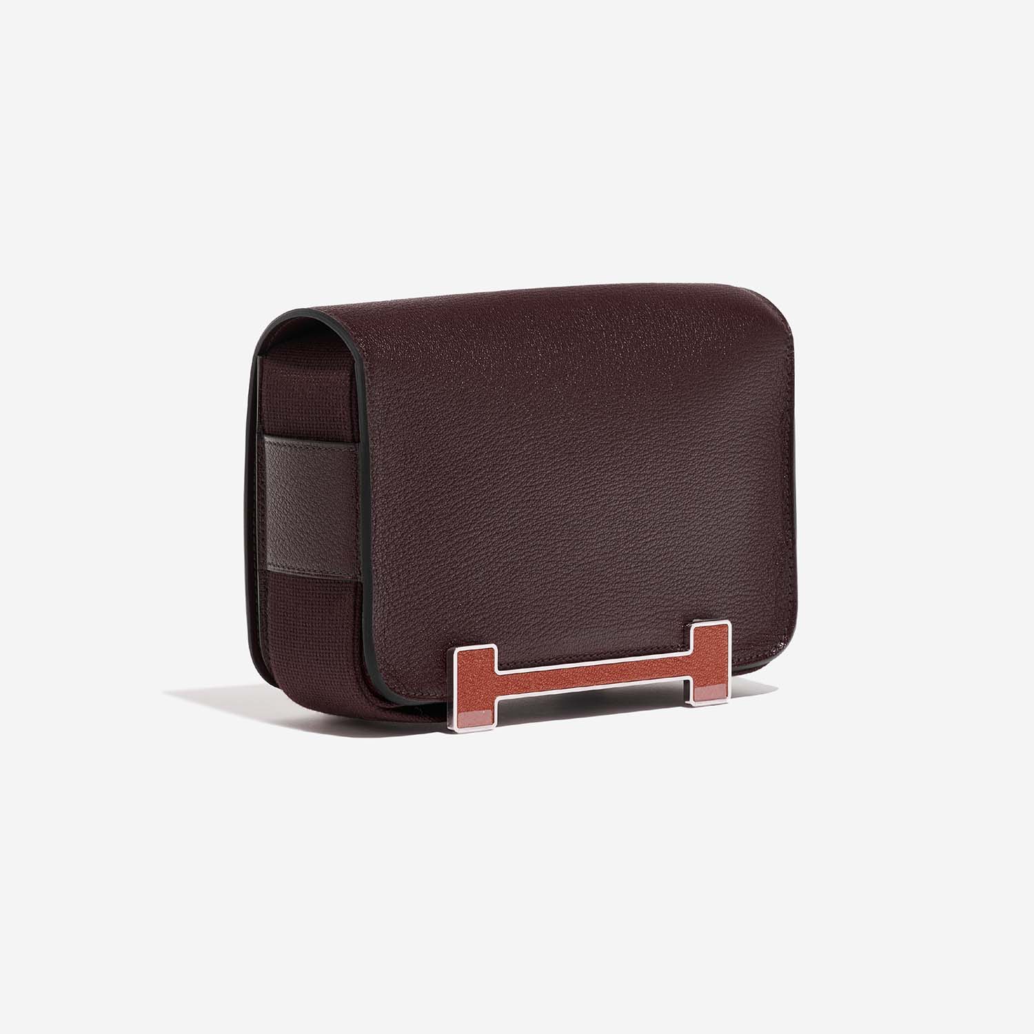 Hermès Geta OneSize Rouge-Cuivre 6SF S | Sell your designer bag on Saclab.com