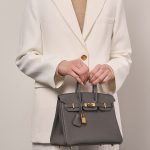 Hermès Birkin 25 GrisEtain 1M | Sell your designer bag on Saclab.com