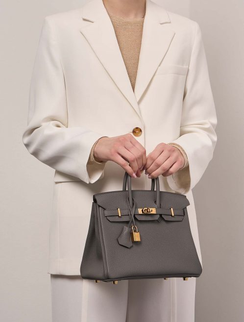Hermès Birkin 25 GrisEtain 1M | Vendez votre sac de créateur sur Saclab.com
