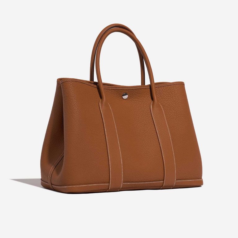 Hermès GardenParty 36 Gold Side Front | Vendez votre sac de créateur sur Saclab.com