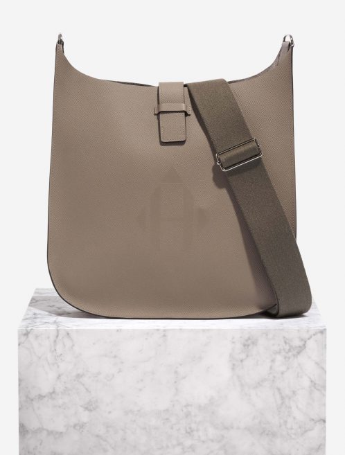 Hermès EvelyneSellier 33 GrisAsphalte-Etain 0F | Sell your designer bag on Saclab.com