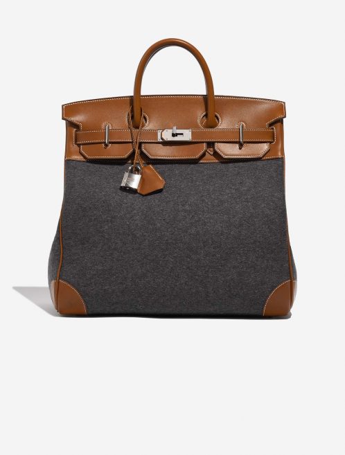Hermès HautACourroies 40 GrisMoyen-Fauve 0F | Sell your designer bag on Saclab.com