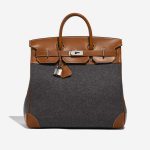 Hermès HautACourroies 40 GrisMoyen-Fauve 2F S | Sell your designer bag on Saclab.com