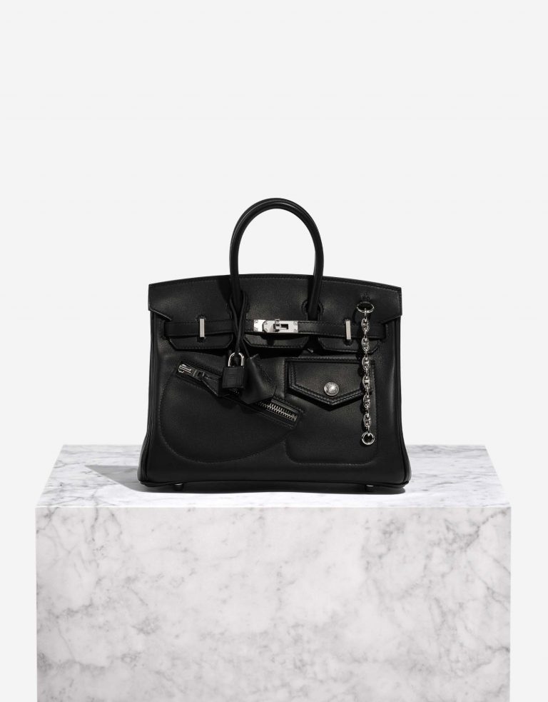 Hermès Birkin 25 Black 0F | Sell your designer bag on Saclab.com