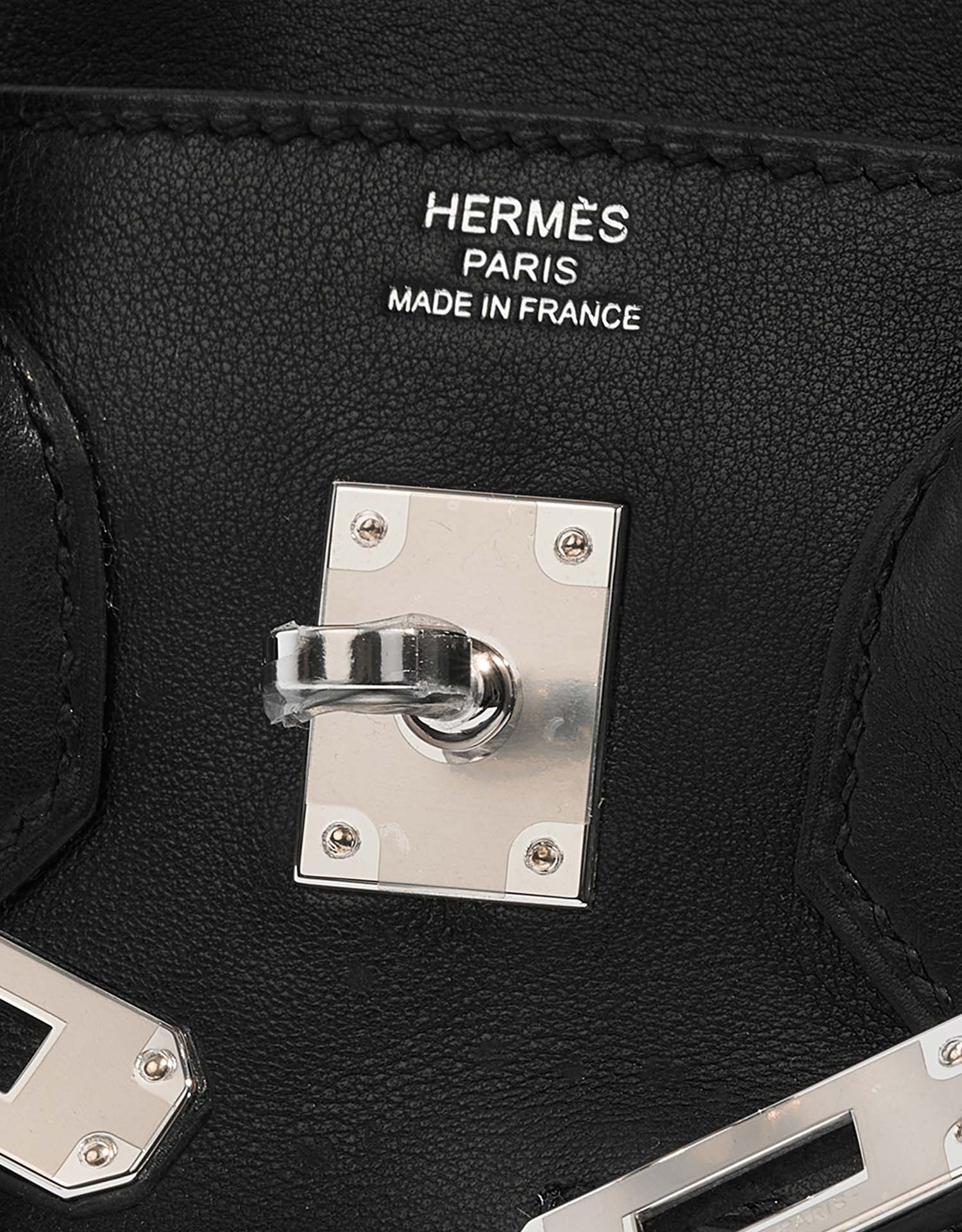 Hermes Limited Edition Birkin Rock 25 Black Volupto Palladium