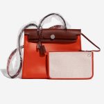 Hermès Herbag 31 OrangeMecano-Ecru-Beige-RougeH 0F | Vendez votre sac de créateur sur Saclab.com