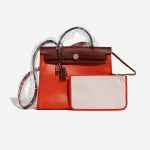 Hermès Herbag 31 OrangeMecano-Ecru-Beige-RougeH 2F S | Sell your designer bag on Saclab.com