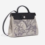 Hermès Herbag 31 Black-Ecru Side Front  | Sell your designer bag on Saclab.com