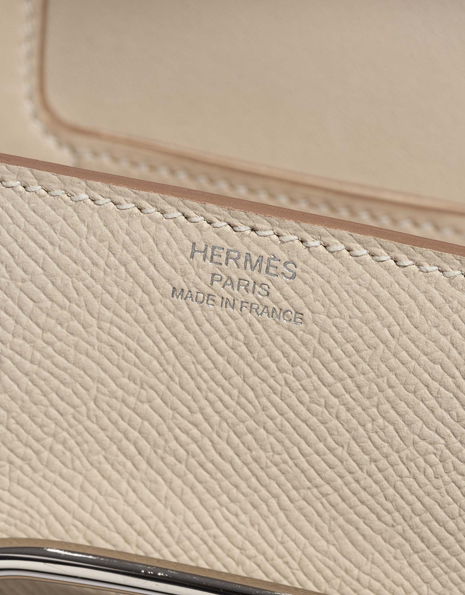 Hermès - Hermès Mini della Cavalleria Epsom Leather Crossbody Bag-Nata Silver Hardware