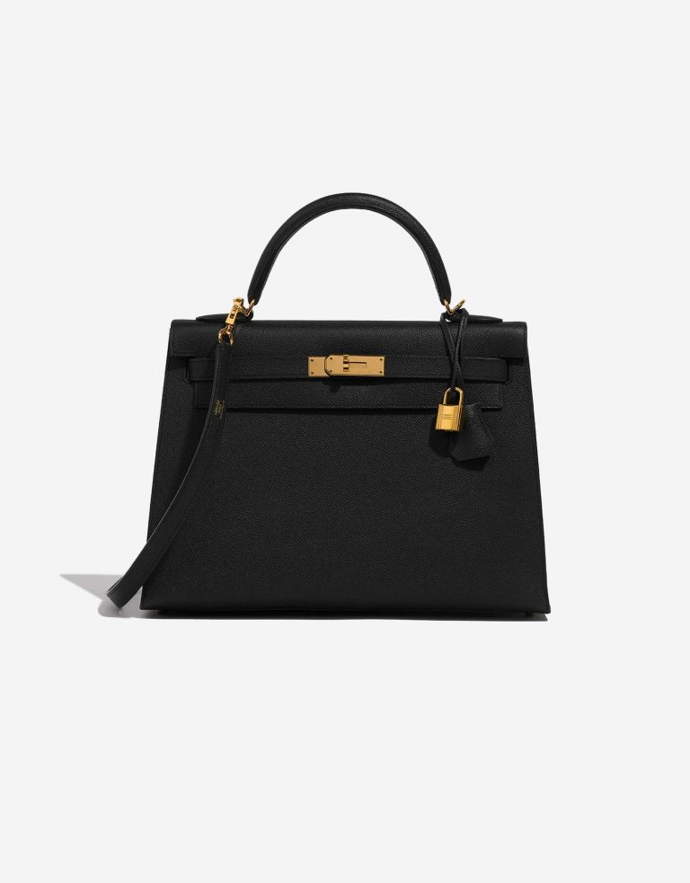 Hermès Kelly 32 Black 0F | Sell your designer bag on Saclab.com