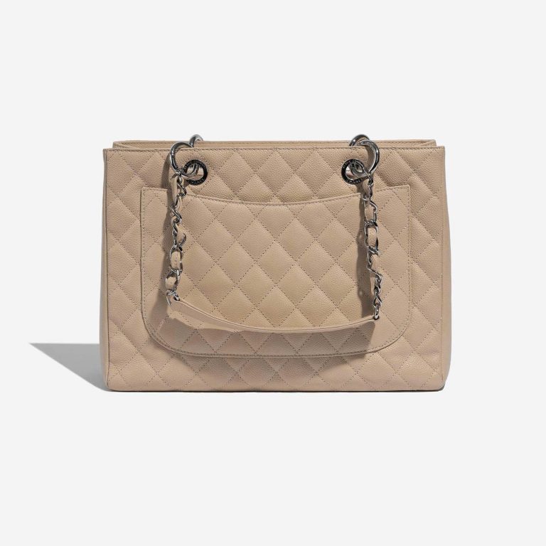 Chanel ShoppingTote Grand Beige Back  | Sell your designer bag on Saclab.com