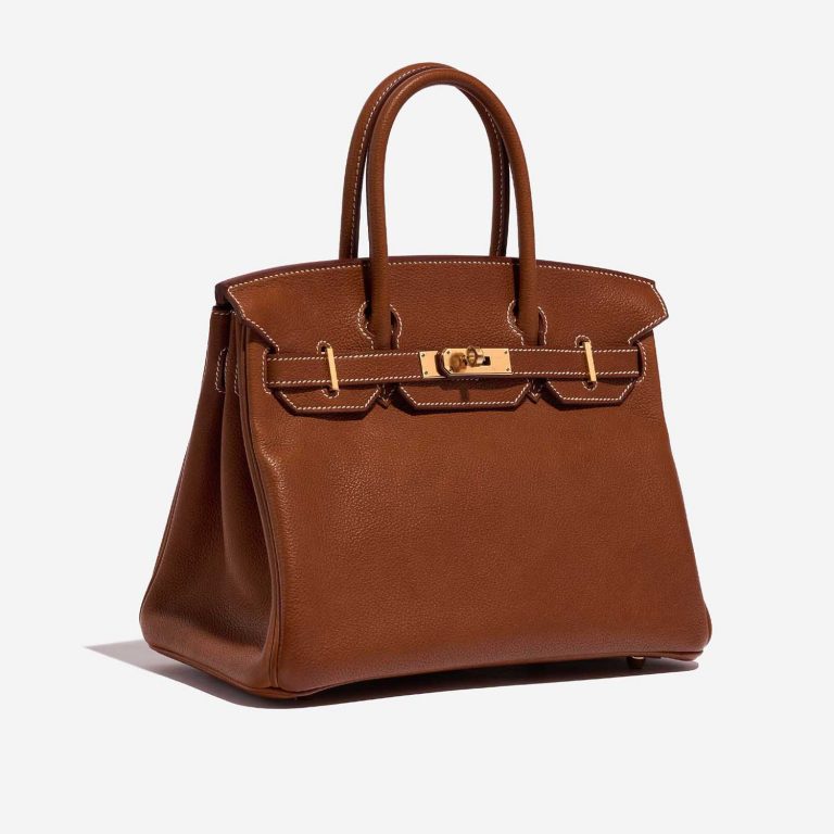 Pre-owned Hermès bag Birkin 30 Barenia Faubourg Fauve Brown | Sell your designer bag on Saclab.com