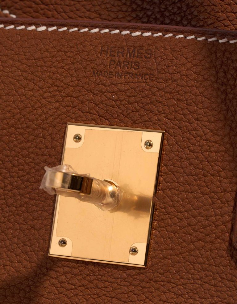 Pre-owned Hermès bag Birkin 30 Barenia Faubourg Fauve Brown | Sell your designer bag on Saclab.com