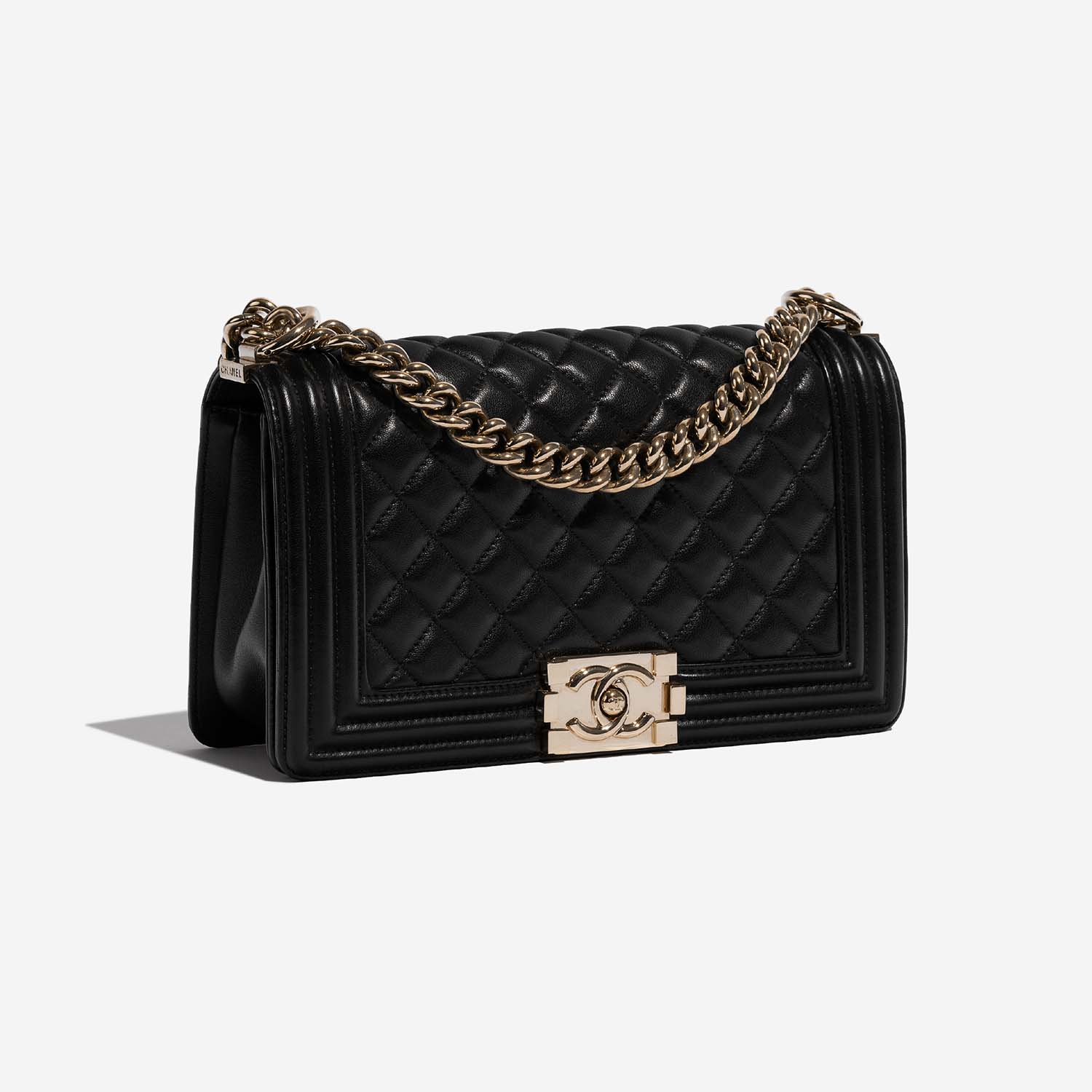 Chanel Black Quilted Lambskin Large Boy Bag, myGemma, DE