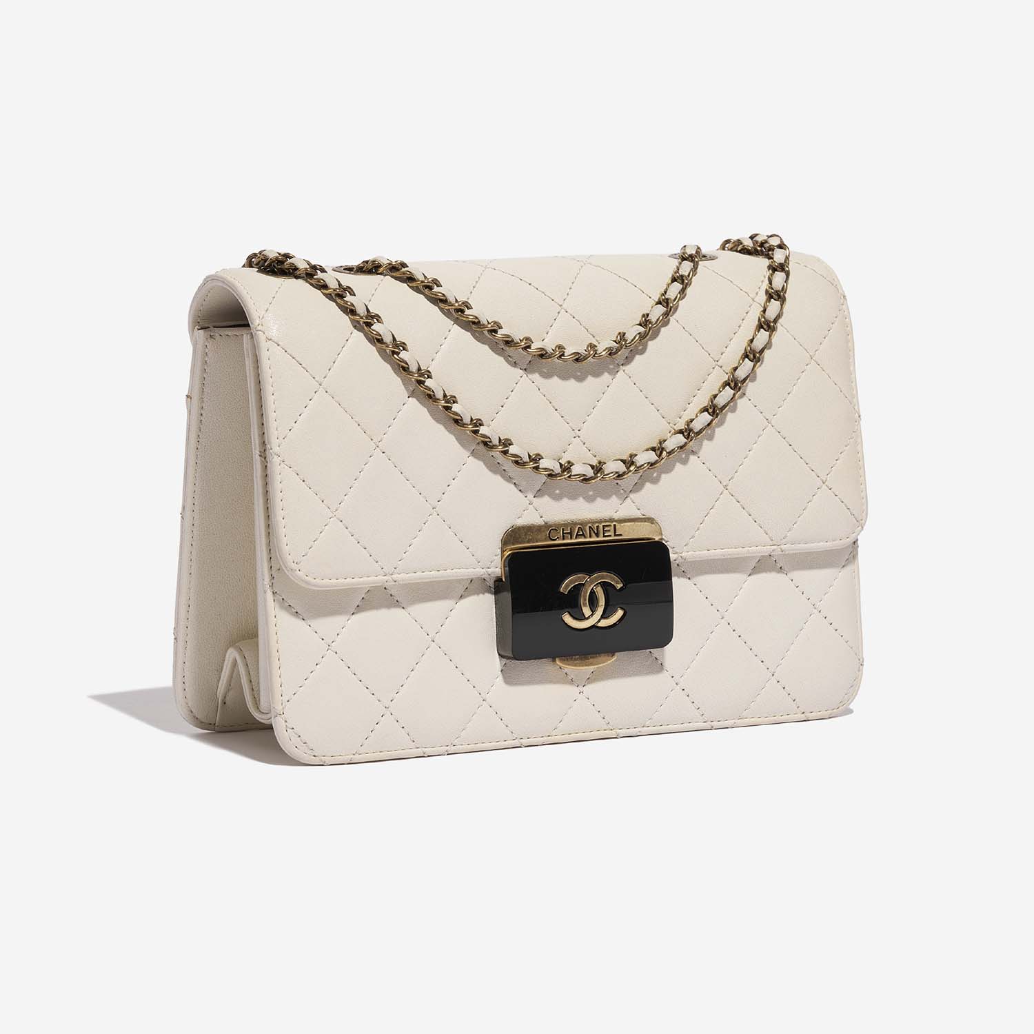 Chanel TimelessFlap Creme 6SF S | Sell your designer bag on Saclab.com