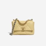 Chanel 19 FlapBag PastelYellow Front  | Sell your designer bag on Saclab.com