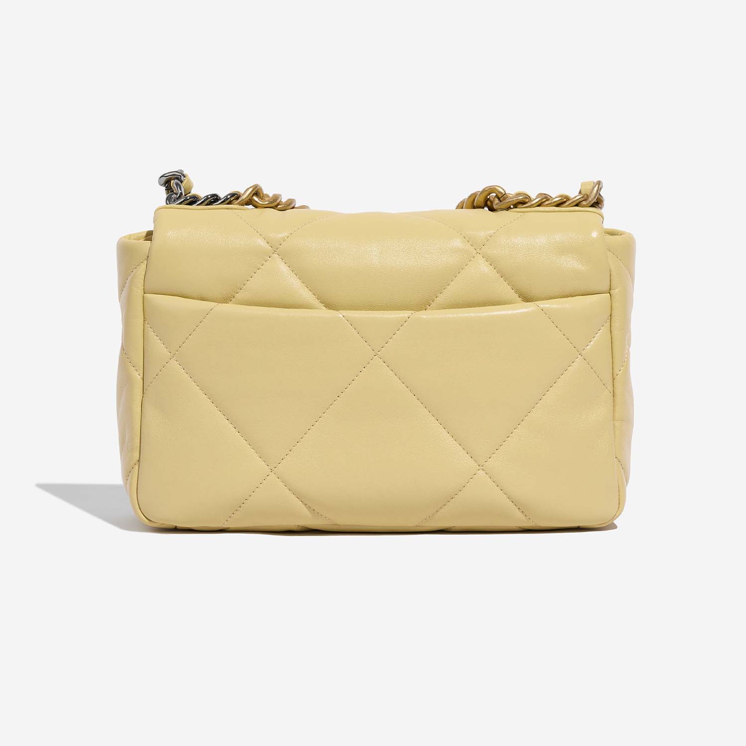 Chanel 19 FlapBag PastelYellow Back  | Sell your designer bag on Saclab.com