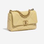 Chanel 19 FlapBag PastelYellow Side Front  | Sell your designer bag on Saclab.com
