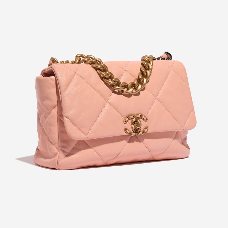 Chanel 19 Flap Bag Large Lamb Peach | Sell your designer bag