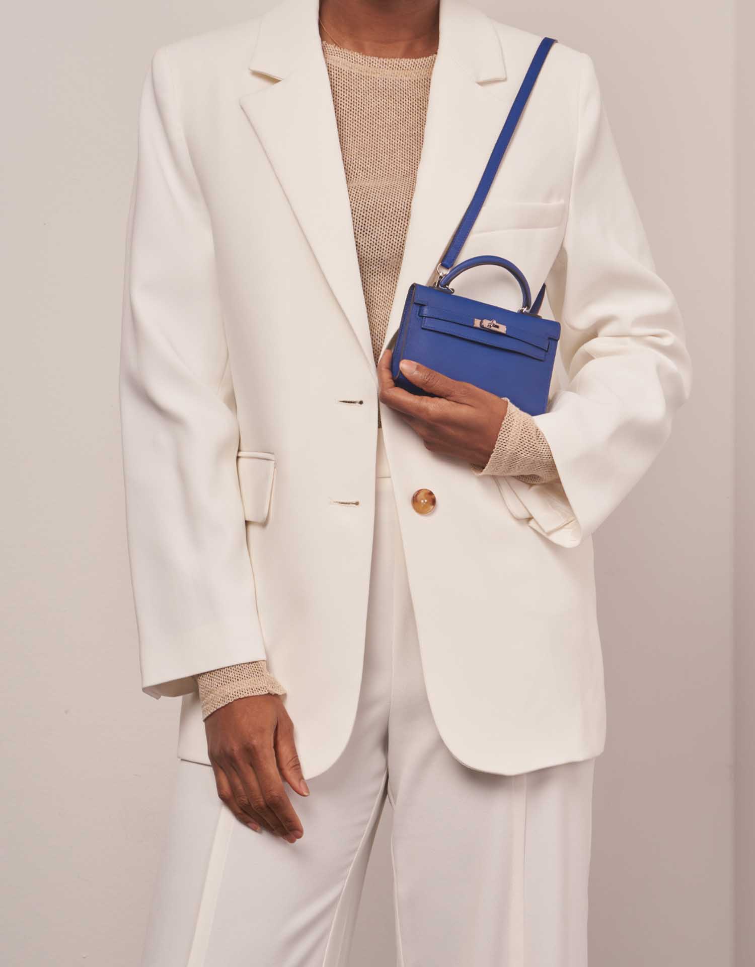 Hermès Kelly Micro BlueRoyal 1M | Sell your designer bag on Saclab.com
