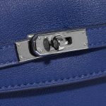 Hermès Kelly Micro BlueRoyal Closing System  | Sell your designer bag on Saclab.com
