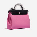 Hermès Herbag 31 RoseBubblegum-Rubis-BlueIndigo Side Front  | Sell your designer bag on Saclab.com