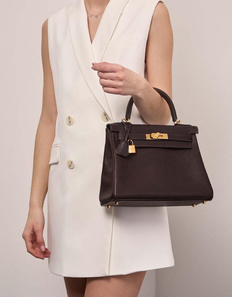 Hermès Kelly 28 Ebene 0F | Sell your designer bag on Saclab.com