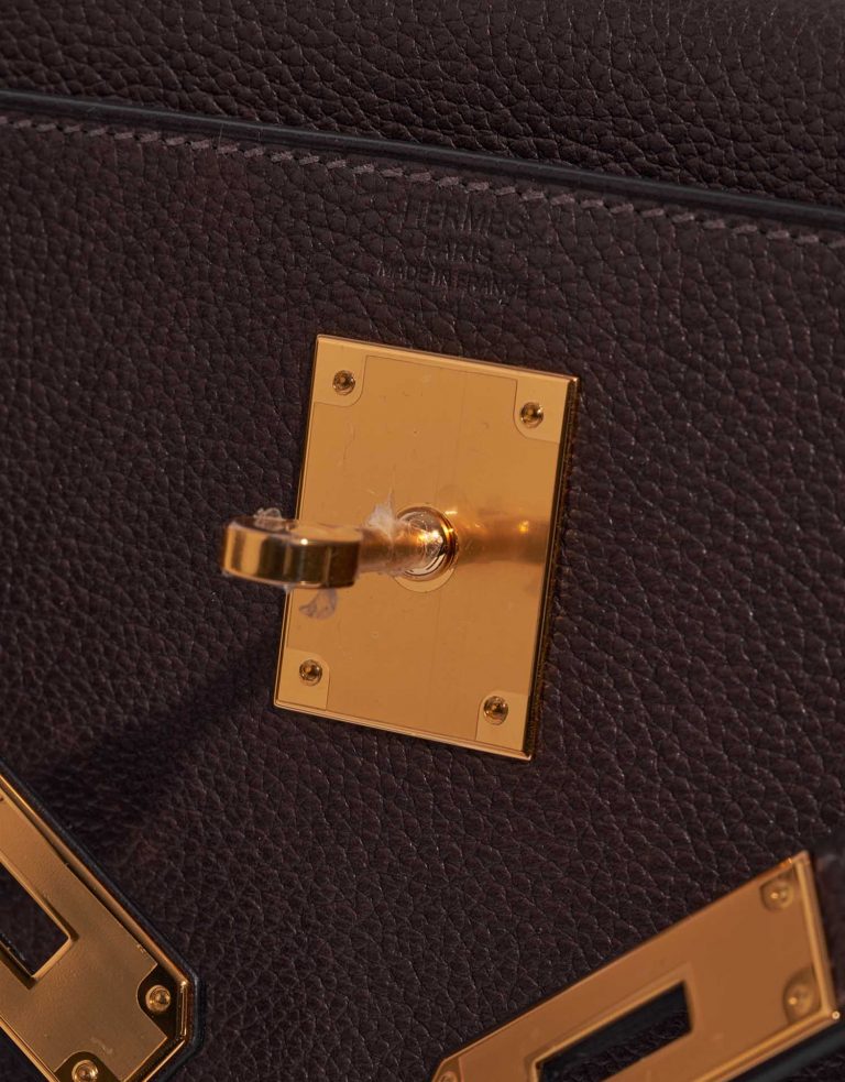 Hermès Kelly 28 Ebene Logo  | Sell your designer bag on Saclab.com