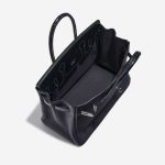 Pre-owned Hermès bag Birkin Touch 30 Togo / Niloticus Crocodile Shiny Blue Nuit / Blue Baltique Blue Inside | Sell your designer bag on Saclab.com