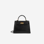 Hermès Kelly 15 Black 0F | Sell your designer bag on Saclab.com