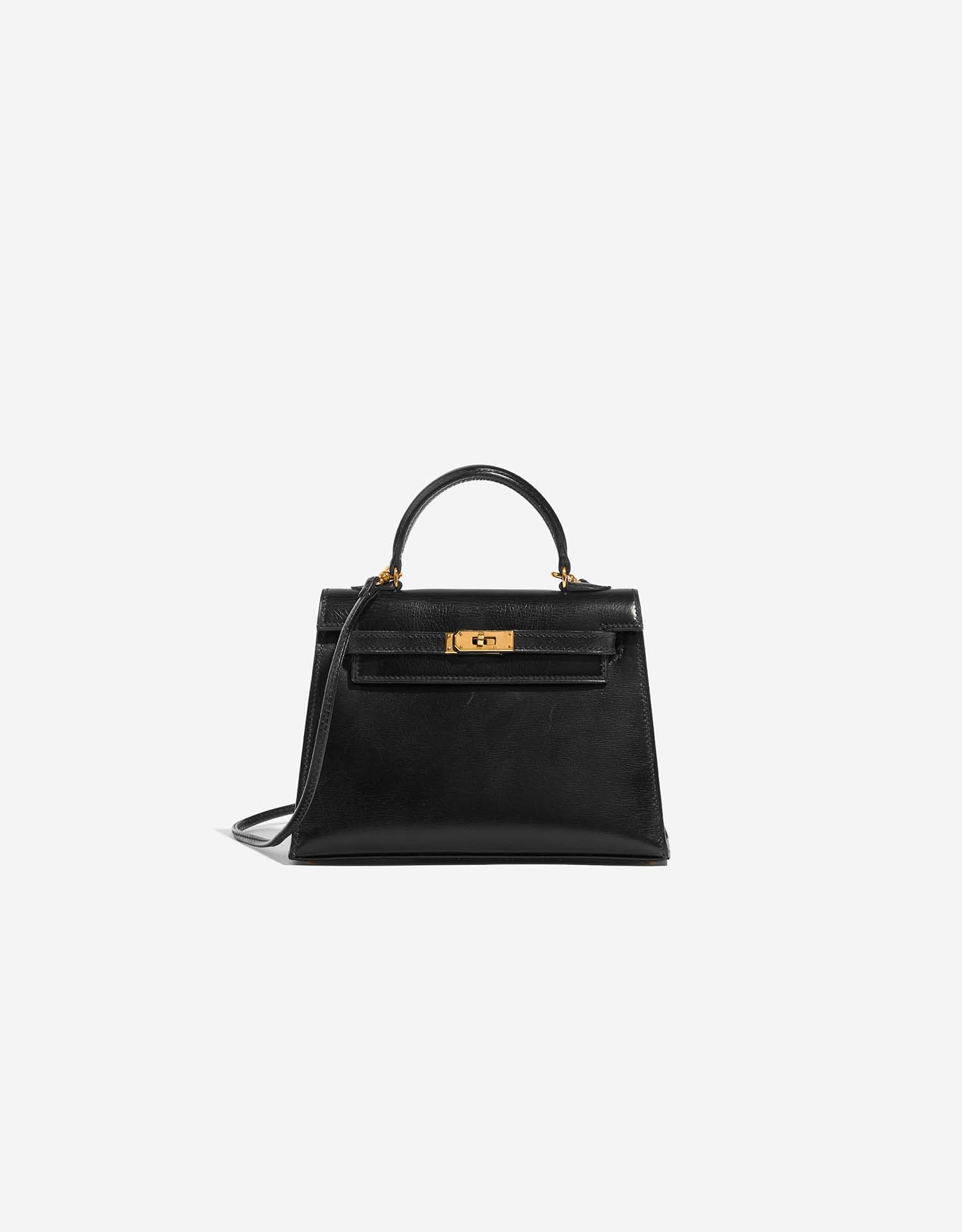 Hermès Kelly 15 Box Black | SACLÀB