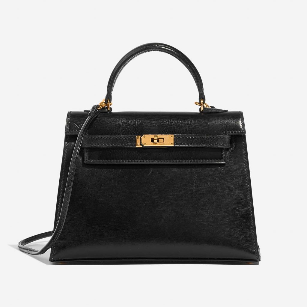 Hermès Kelly 15 Box Black SACLÀB