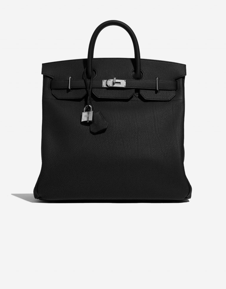 Hermès HautACourroies 40 Black 0F | Sell your designer bag on Saclab.com