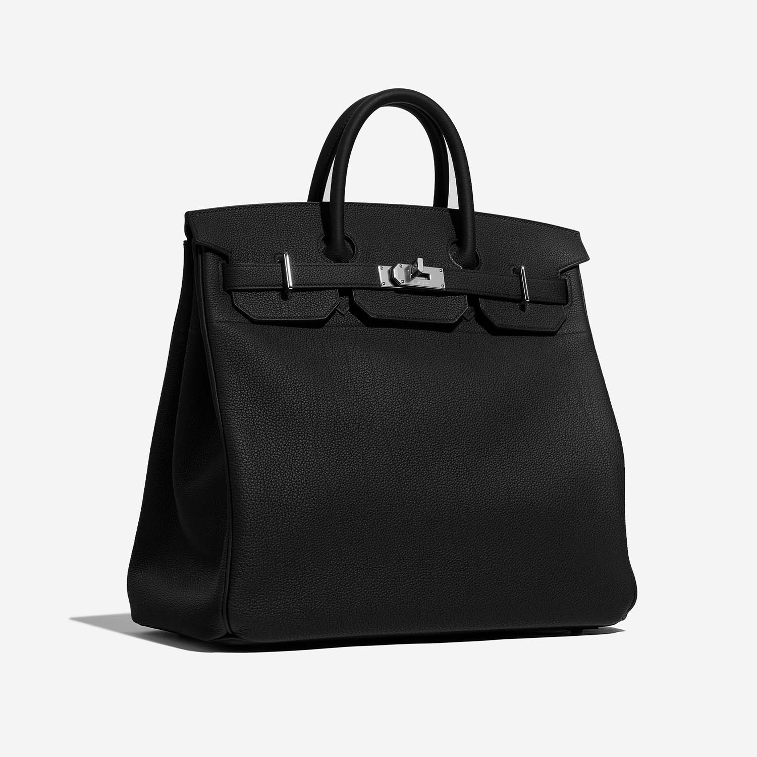Hermès HautACourroies 40 Black 6SF S | Sell your designer bag on Saclab.com