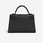 Pre-owned Hermès bag Kelly HSS Mini Epsom Black / Blue Indigo Black Back | Sell your designer bag on Saclab.com
