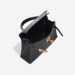 Pre-owned Hermès bag Kelly HSS Mini Epsom Black / Blue Indigo Black Inside | Sell your designer bag on Saclab.com