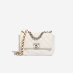 Chanel 19 FlapBag White Front  | Sell your designer bag on Saclab.com