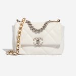 Chanel 19 FlapBag White Front  | Sell your designer bag on Saclab.com
